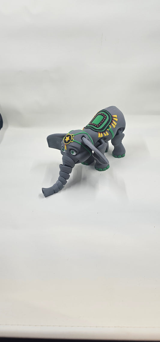 3d Printed Flexible Elephant